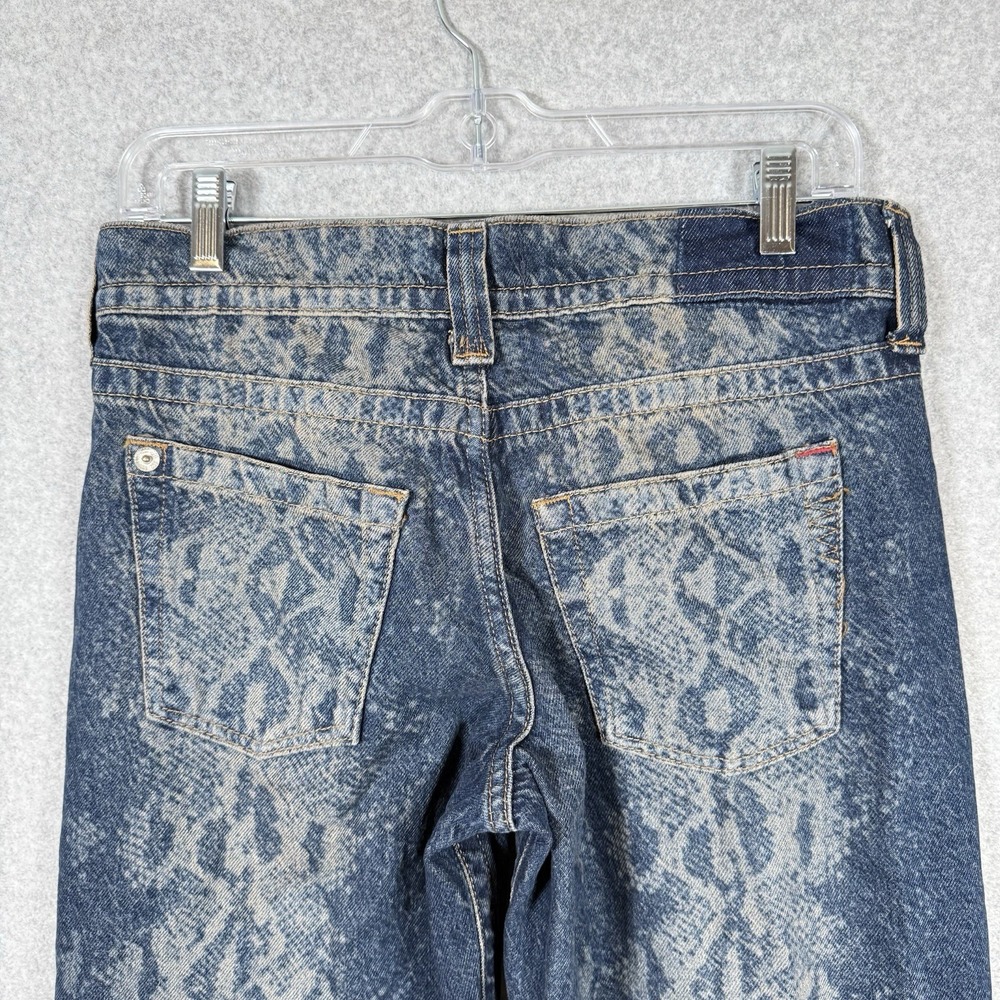 BDG women's snake print low rise Denim Jeans 26 oversized slouchy pants urban - Picture 6 of 10